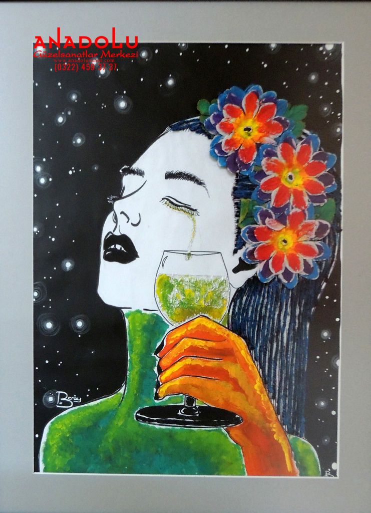 Konyada Çizim Kursları Devam Etmekte