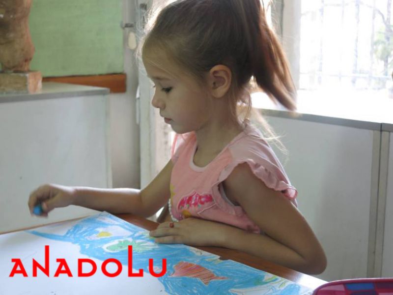 Konyada Çocuklar İçin Resim Eğitimleri
