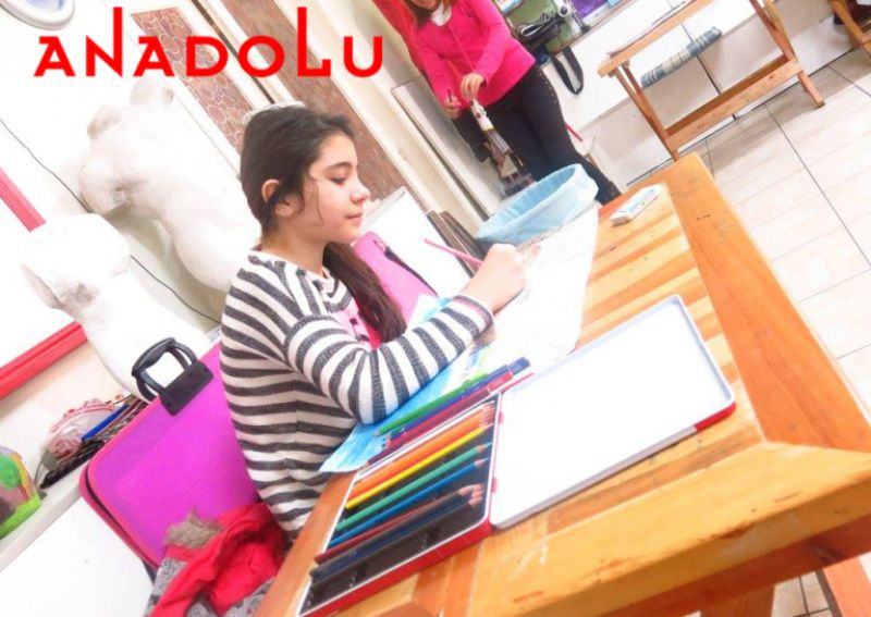 Çocuklar Resim Sanat Eğitimleri Konyada