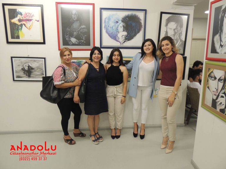 Konyada Güzel Sanatlara Hazırlık Resim Sergileri