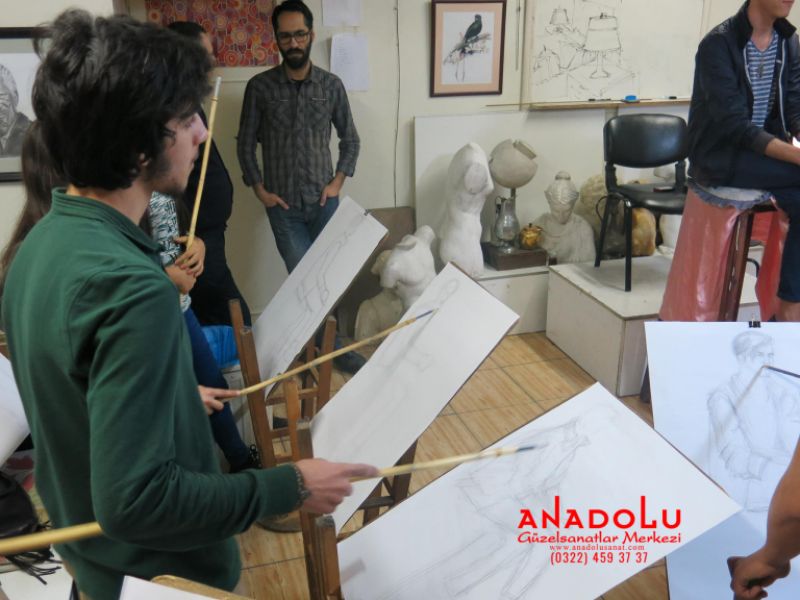 Güzel Sanatlar Fakülteleri İçin Çizim Kursları Konyada