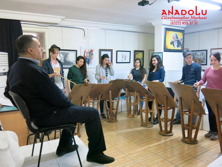 Güzel Sanatlar Fakülteleri İçin Yetenek Kursları Konyada