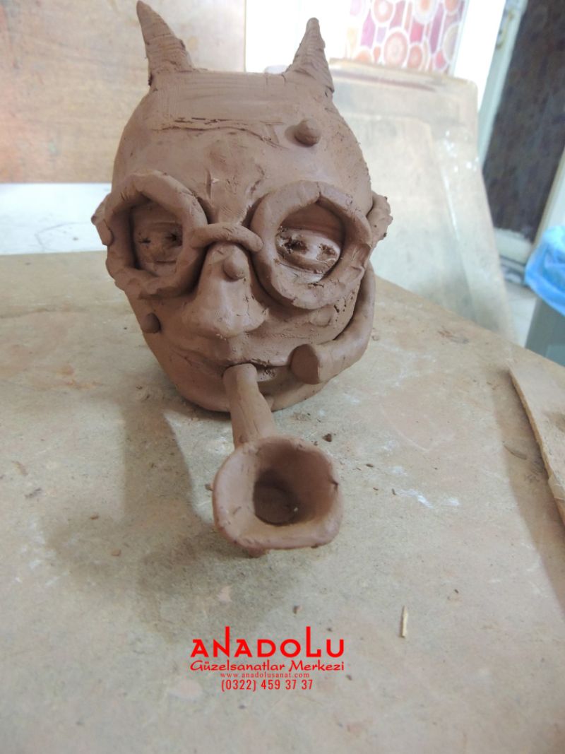 Kilden Büst Tasarımı Heykel Dersleri Konya