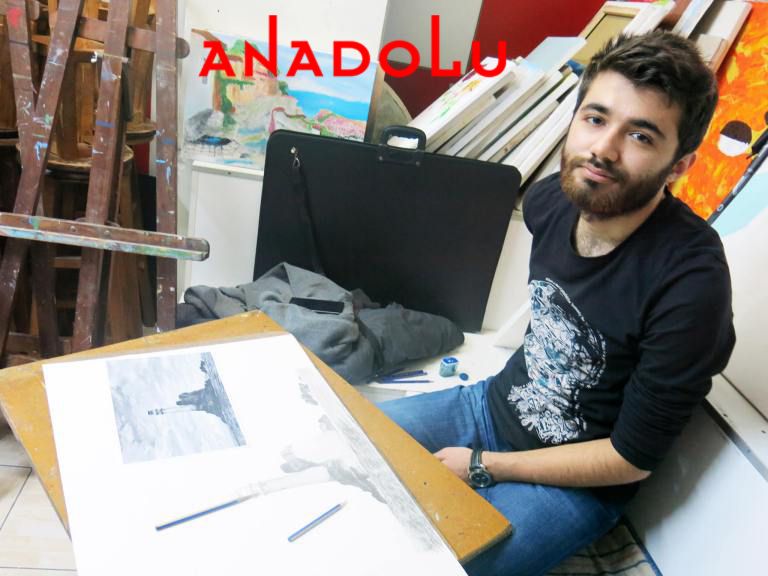 Karakalem Manzara Çizimleri Konya