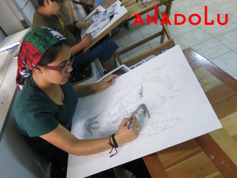 Karakalem Potre Çalışan Hobi Grubu Konyada