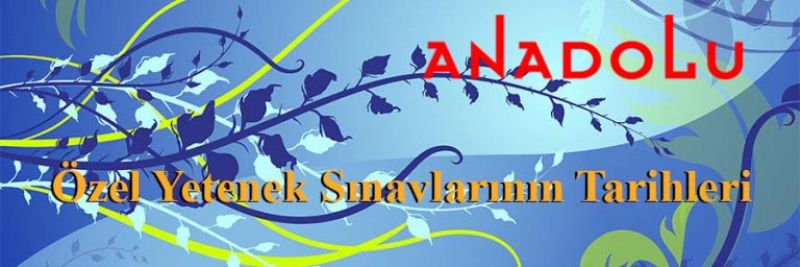 Özel yetenek Sınav Tarihleri Konyada