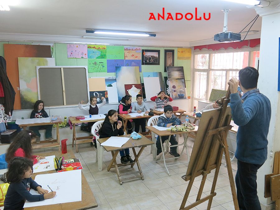 Çocuklarla Sanat Dersleri Konyada