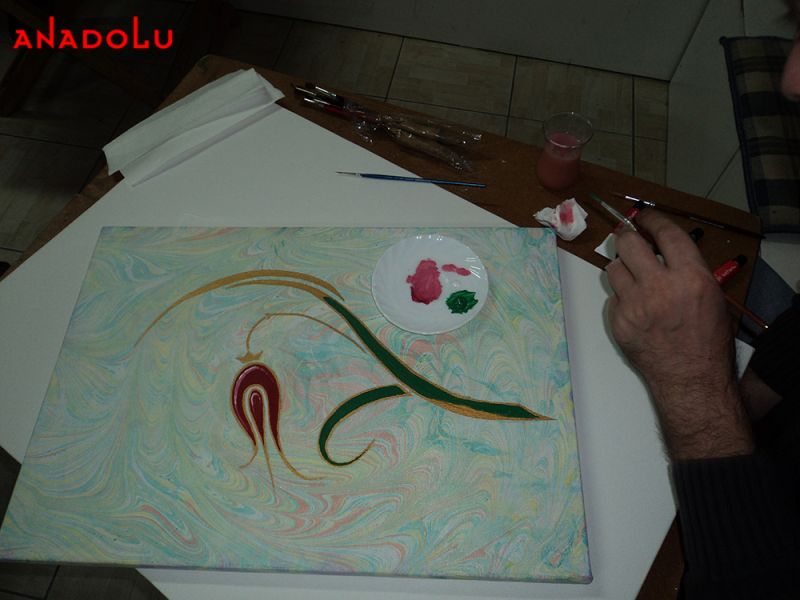 Ebruyla Yapılan Çalışmalar Konyada