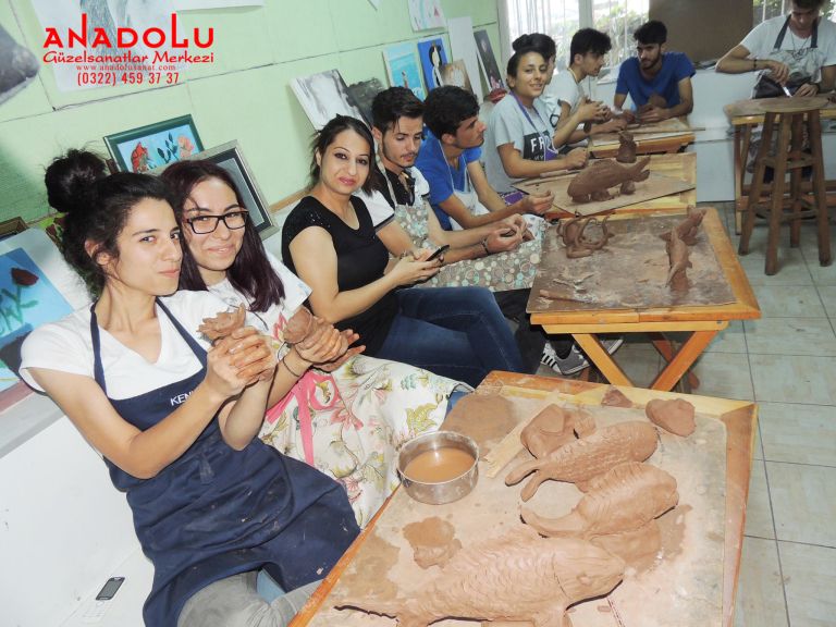 Heykel Dersleri Hobi Grupları Konya