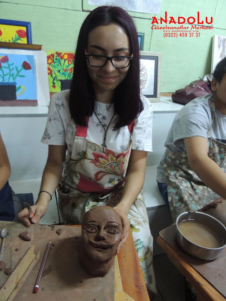 Kilden Heykel Kafatası Yapımı Konya