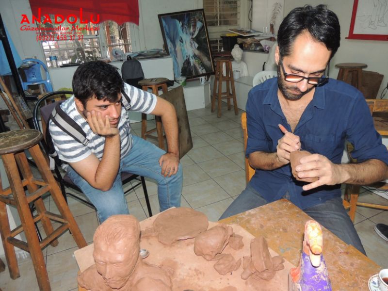 Hobi Grubu Heykel Dersleri Konyada