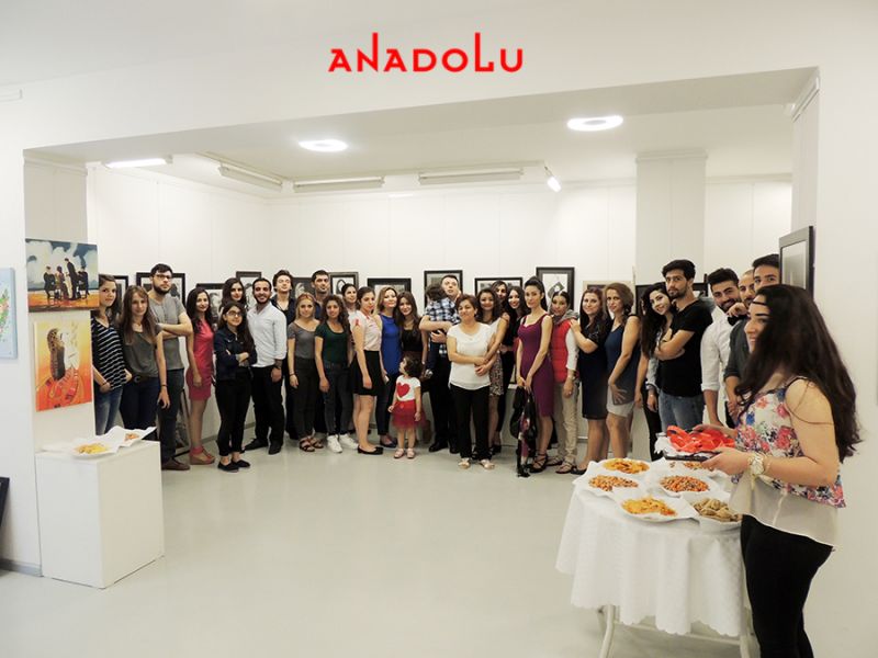 Anadolu Güzel Sanatlarda Sergi Açılışı Konyada