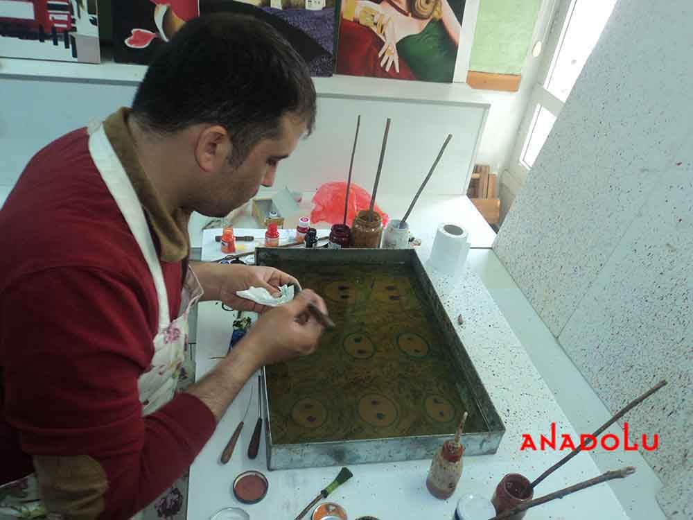 Konyada Yetişkinler İçin Ebru Eğitimleri