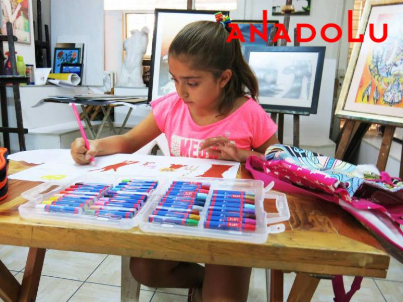 Çocuklar Yönelikler Güzel Sanatlar Kursu Konyada