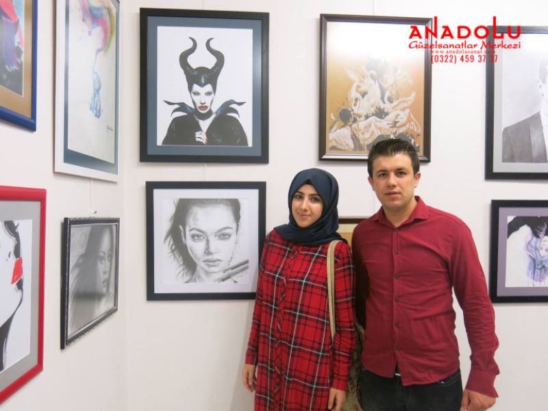Anadolu Güzel Sanatlarda Resim Sergisi Konyada