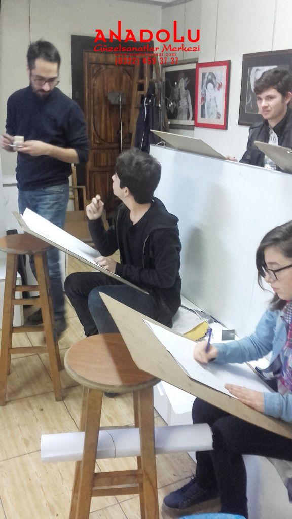 Konyada Güzel Sanatlar Fakülteleri İçin Yetenek Kursları