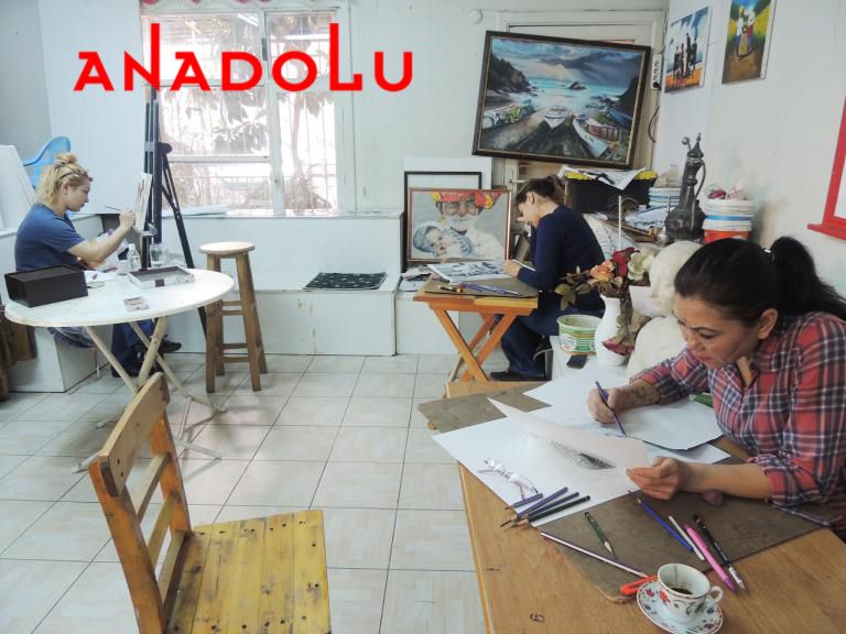 Hobi Grupları Karakalem Çizim Dersleri Konyada