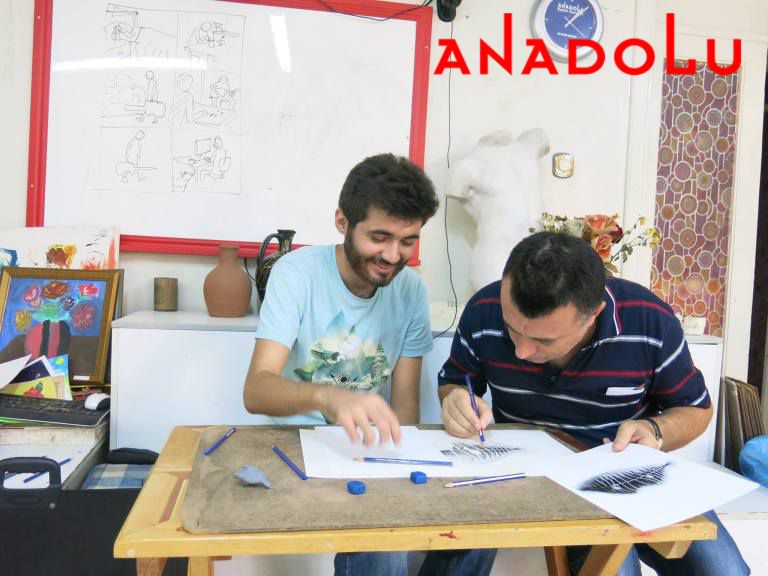 Karakalem Dersleri Potre Çizimi Konya