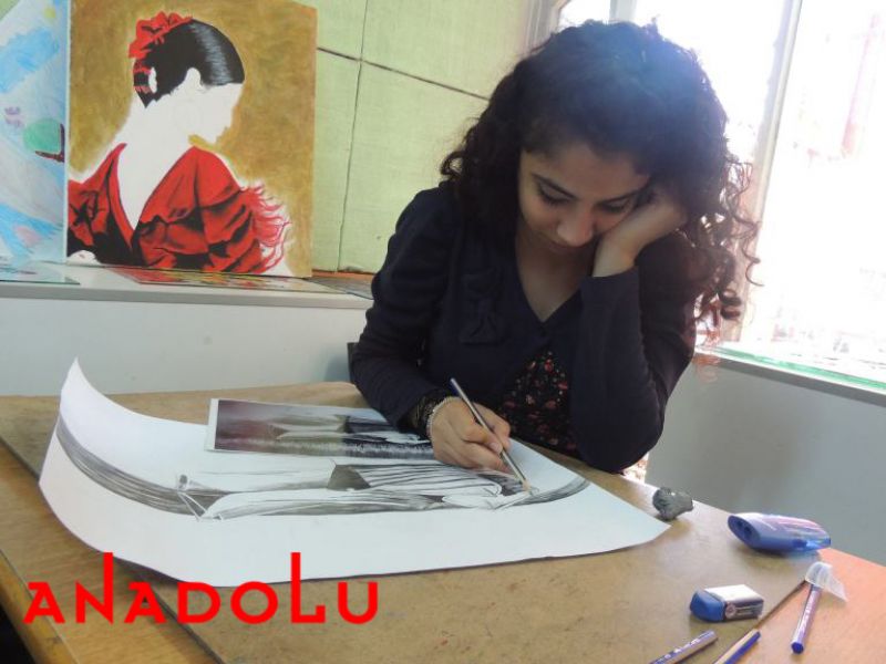 Hobiler İçin Karakalem Çalışması Konya