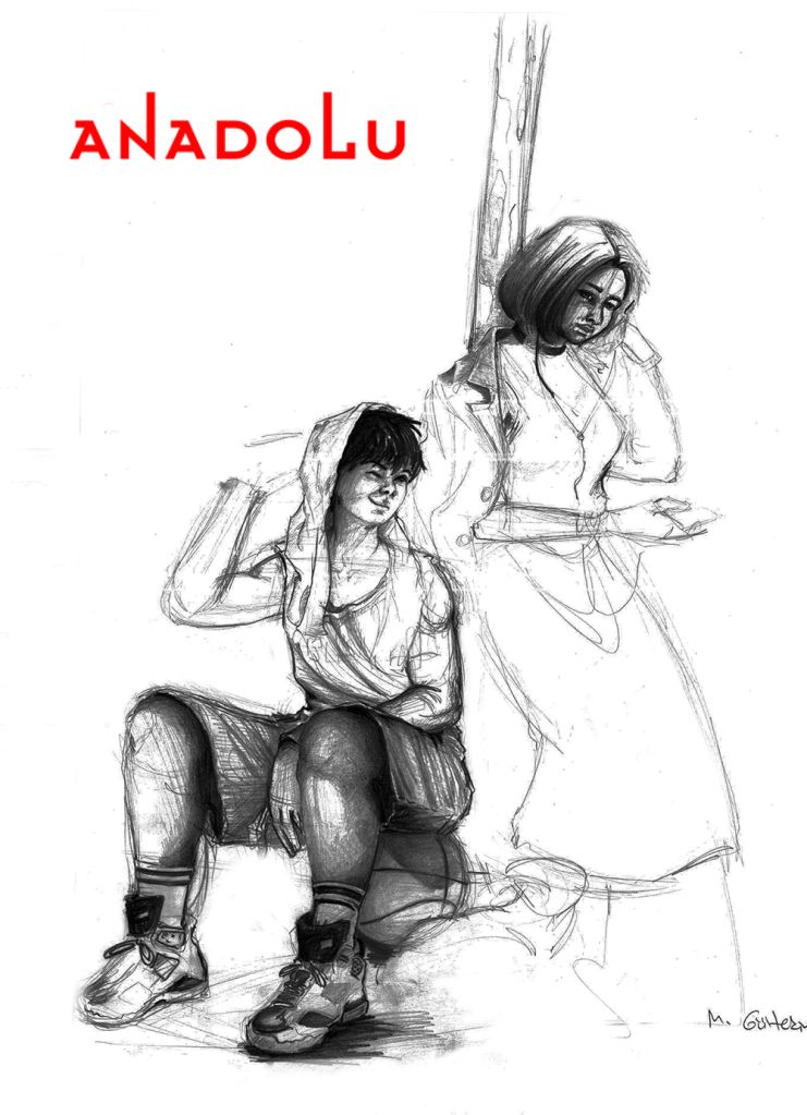 Konyada Karakalem Kadınlar