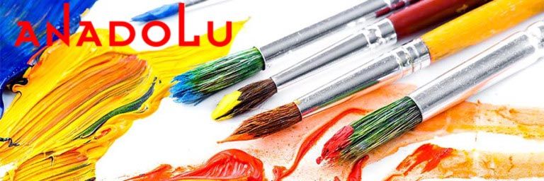 Sulu Boya Resim Fırçaları Konyada